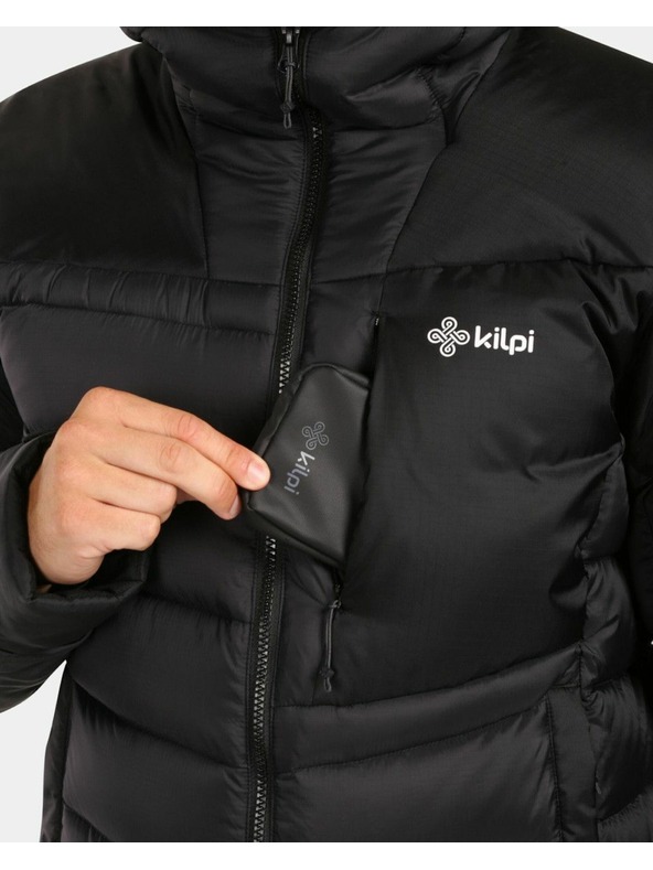 Kilpi Мъжко пухено яке Kilpi GUSS-M Черно