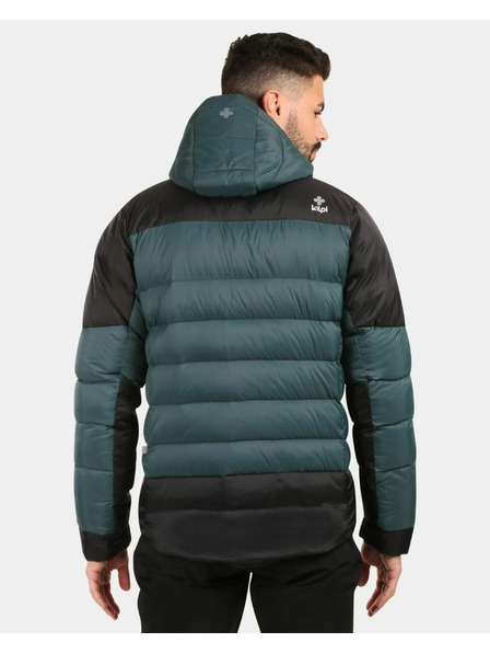 Kilpi Мъжко пухено яке Kilpi GUSS-M Тъмнозелено