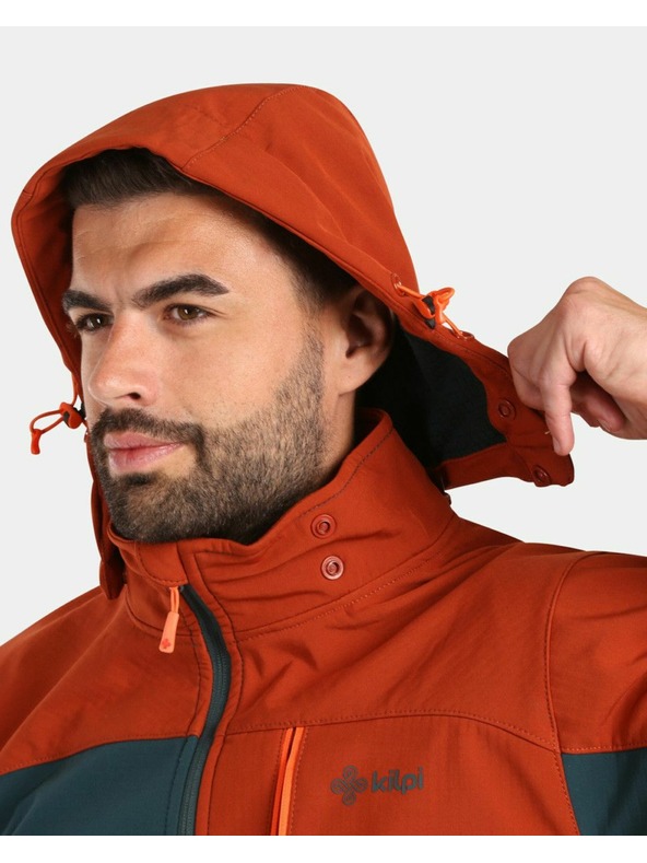 Kilpi Мъжко софтшел яке Kilpi ONTAVIO-M Тъмнозелено