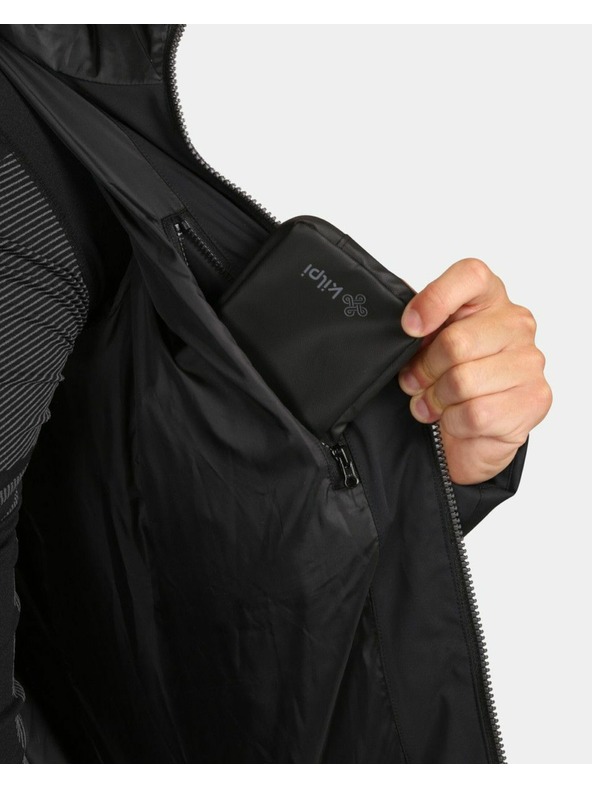 Kilpi Мъжко топло яке Kilpi TASHA-M Черен