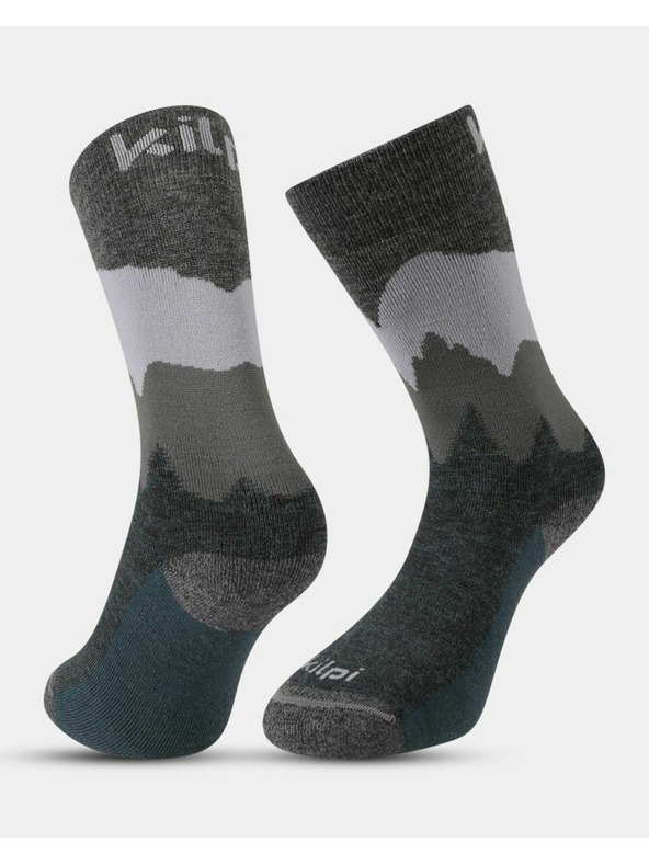 Kilpi Унисекс туристически чорапи Kilpi NORS-U Зелен