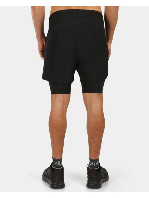 Kilpi Мъжки бягащи шорти за комфорт и производителност Kilpi BRAGA-M Черен