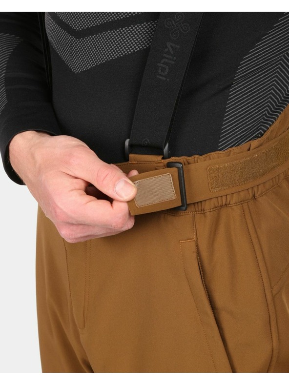 Kilpi Мъжки софтшел ски панталони Kilpi RHEA-M Кафяво