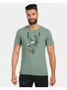 Kilpi Мъжка памучна тениска Kilpi DISCOVER-M Каки