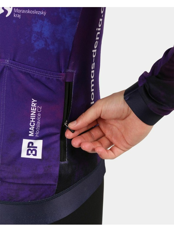 Kilpi Мъжка велосипедна тениска с дълъг ръкав Kilpi VULCANO-M Синя