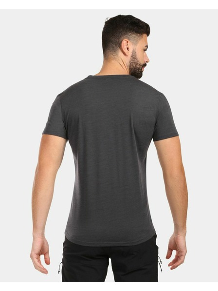 Kilpi Мъжка тениска от МЕРИНО ВЪЛ Kilpi SLOPER-M Тъмно сива