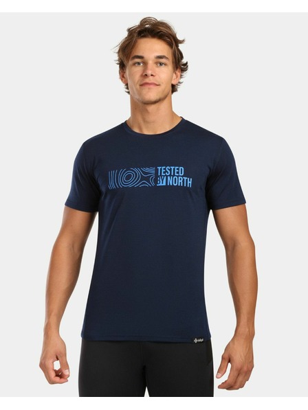 Kilpi Мъжка тениска от МЕРИНО ВЪЛ Kilpi SLOPER-M Тъмно синя