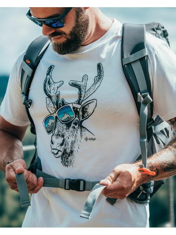 Kilpi Мъжка функционална тениска Kilpi LISMAIN-M Светло сиво