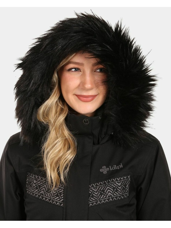 Kilpi Дамско зимно палто Kilpi PERU-W Black