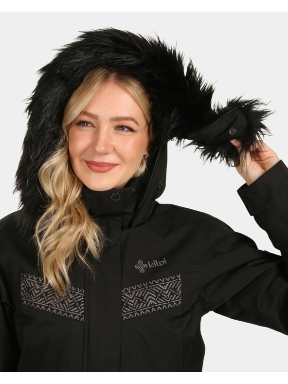 Kilpi Дамско зимно палто Kilpi PERU-W Black