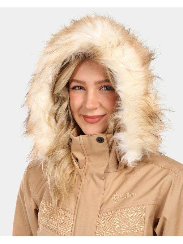 Kilpi Дамско зимно палто Kilpi PERU-W Бежово