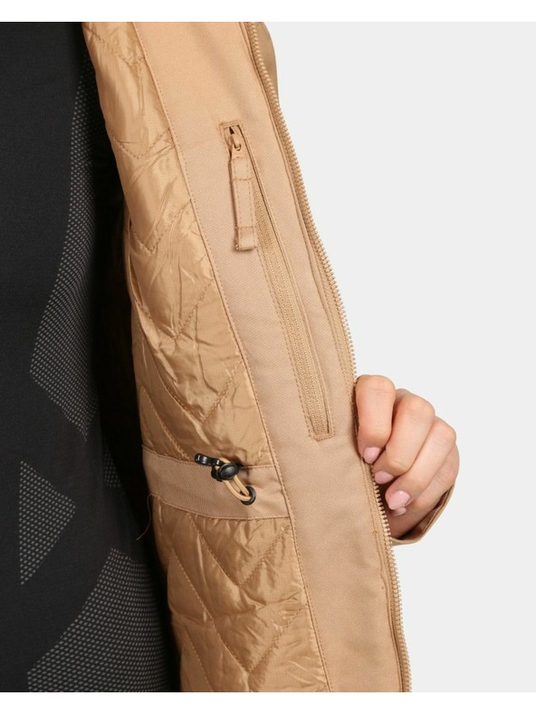 Kilpi Дамско зимно палто Kilpi PERU-W Бежово