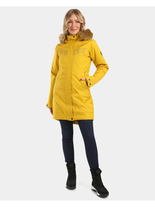 Kilpi Дамско зимно палто Kilpi PERU-W Gold