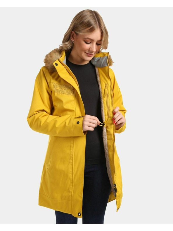 Kilpi Дамско зимно палто Kilpi PERU-W Gold