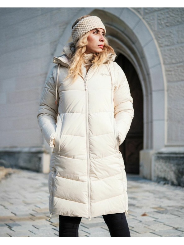 Kilpi Дамско подплатено палто Kilpi SALI-W Бежово