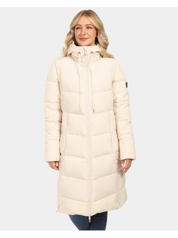 Kilpi Дамско подплатено палто Kilpi SALI-W Бежово