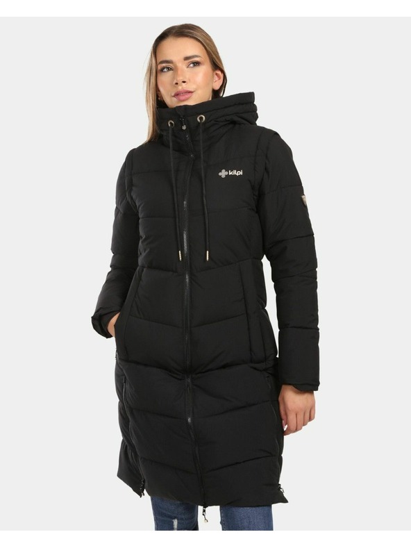 Kilpi Дамско подплатено палто Kilpi SALI-W Черно