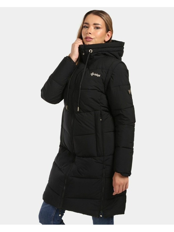 Kilpi Дамско подплатено палто Kilpi SALI-W Черно