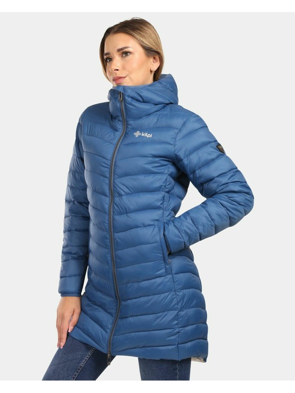 Kilpi Дамско подплатено палто Kilpi LEILA-W Тъмно синьо