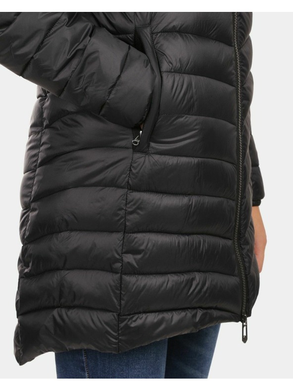 Kilpi Дамско подплатено палто Kilpi LEILA-W Черно