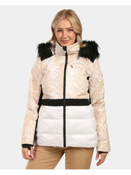 Kilpi Дамско ски яке с вградено отопление Kilpi LENA-W Бяло