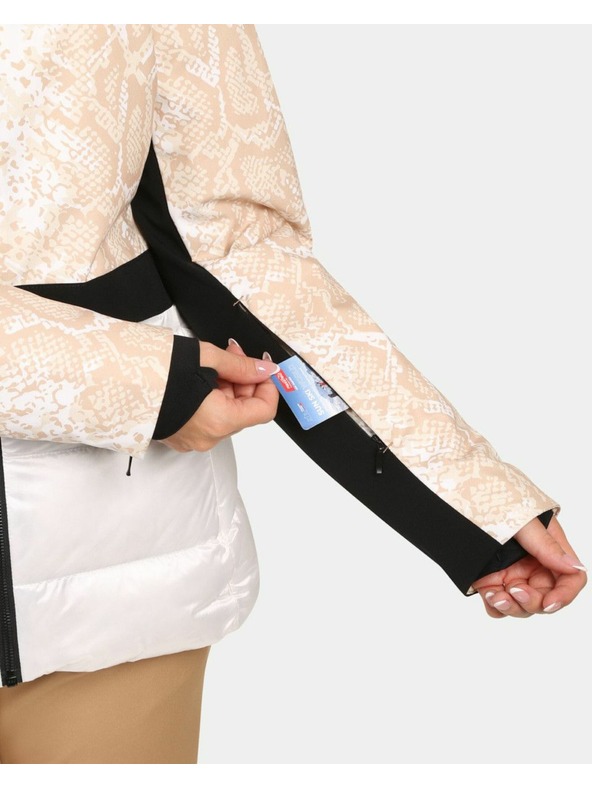 Kilpi Дамско ски яке с вградено отопление Kilpi LENA-W Бяло