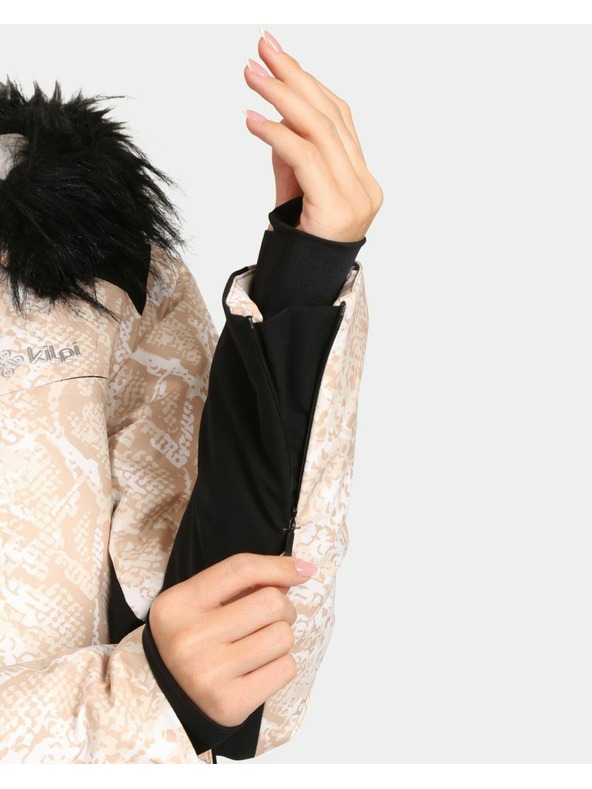 Kilpi Дамско ски яке с вградено отопление Kilpi LENA-W Бяло