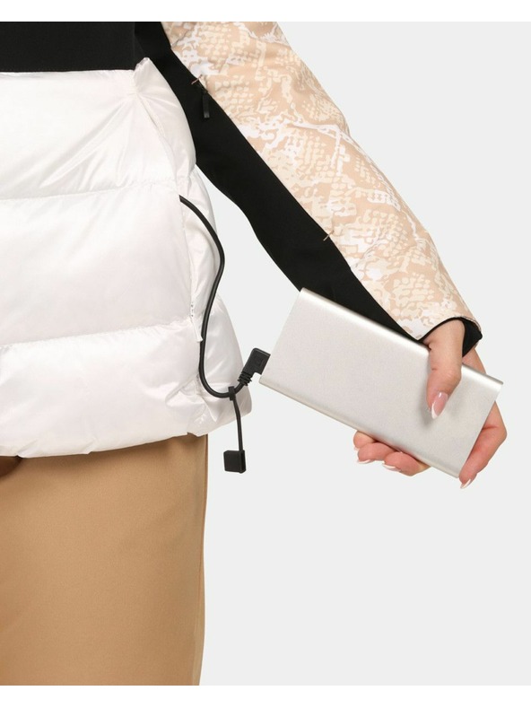 Kilpi Дамско ски яке с вградено отопление Kilpi LENA-W Бяло