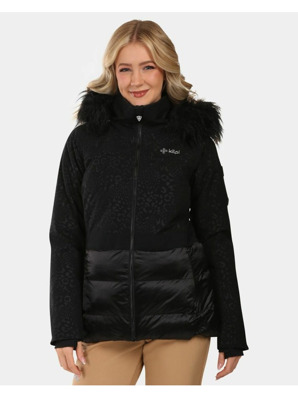 Kilpi Дамско ски яке с интегрирано затопляне Kilpi LENA-W Черно