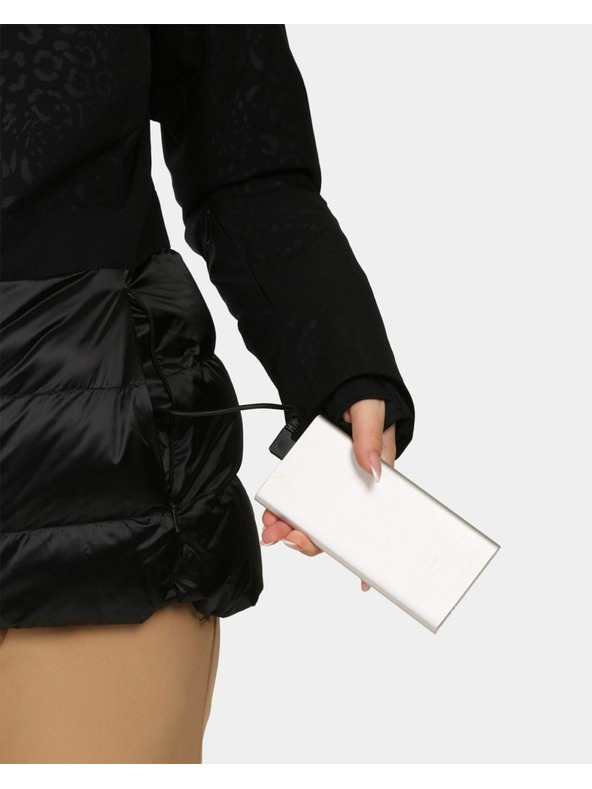 Kilpi Дамско ски яке с интегрирано затопляне Kilpi LENA-W Черно