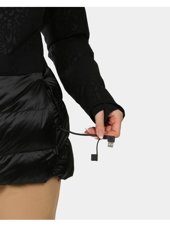 Kilpi Дамско ски яке с интегрирано затопляне Kilpi LENA-W Черно