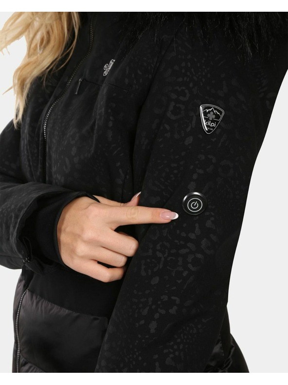 Kilpi Дамско ски яке с интегрирано затопляне Kilpi LENA-W Черно