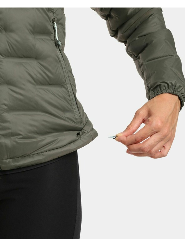 Kilpi Дамско пухено яке Kilpi ALBERTA-W Тъмнозелено