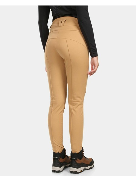 Kilpi Дамски softshell ски панталони Kilpi MAURA-W Бежова