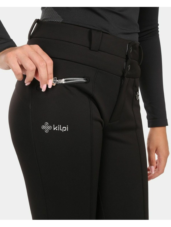 Kilpi Дамски ски панталони от софтшел Kilpi MAURA-W Black