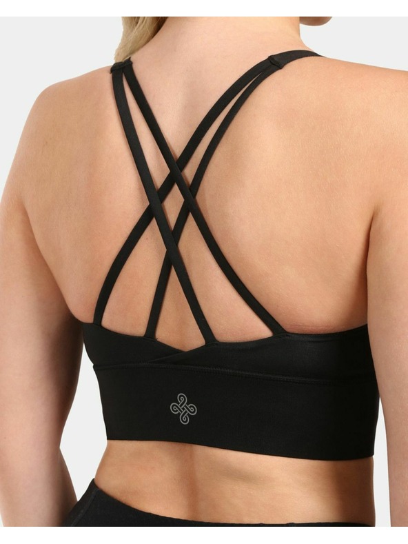 Kilpi Дамски спортен сутиен Kilpi MARI-W за интензивни дейности Черен