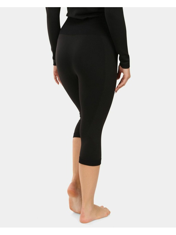 Kilpi Дамски безшевни 3/4 термо панталони Kilpi LINE-W Черен