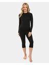 Kilpi Дамска безшевна термо тениска с дълъг ръкав Kilpi CAROL-W Черна