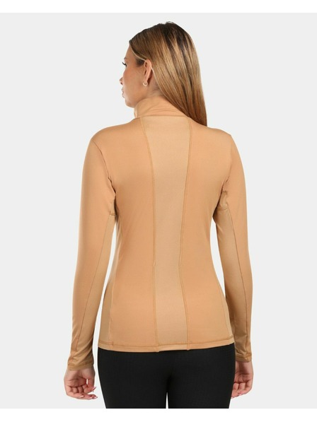 Kilpi Дамска термо тениска с дълъг ръкав Kilpi WILLIE-W Бежова