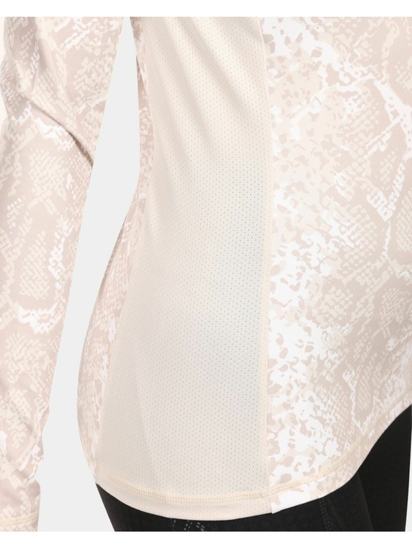 Kilpi Дамска термо тениска с дълъг ръкав Kilpi WILLEA-W Бежова