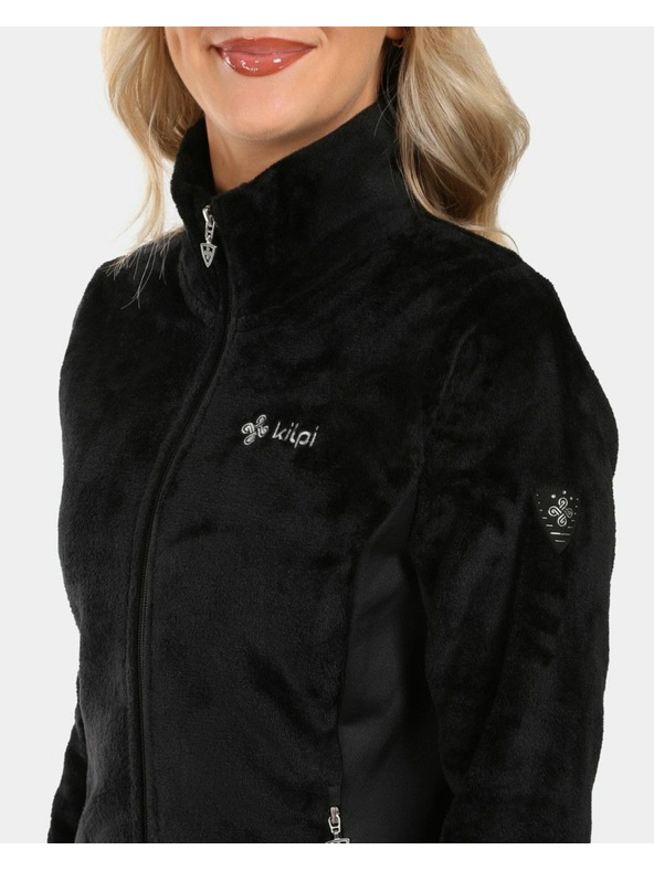 Kilpi Дамски пухкав поларен суитшърт Kilpi SKATHI-W Черен