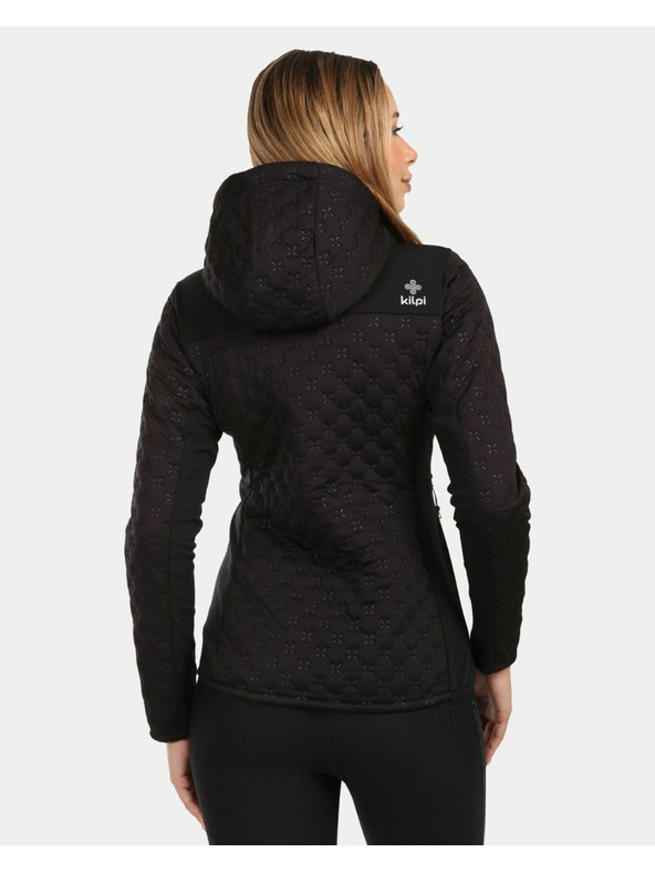 Kilpi Дамски затоплен поларен суитшърт с качулка Kilpi NEVIA-W Черен