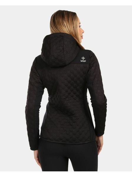 Kilpi Дамски затоплен поларен суитшърт с качулка Kilpi NEVIA-W Черен