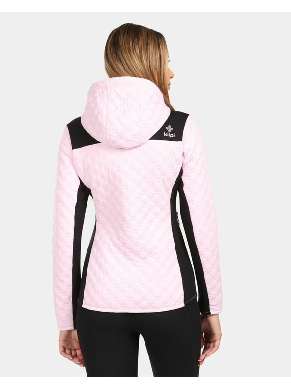 Kilpi Дамски затоплен поларен суитшърт с качулка Kilpi NEVIA-W Светлорозов