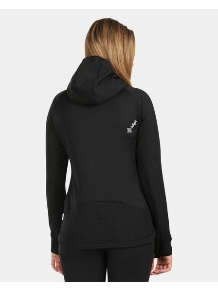 Kilpi Дамски полар суитшърт с качулка Kilpi FRENSIS-W Черен