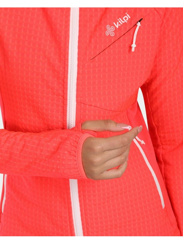 Kilpi Дамски полар суитшърт с качулка Kilpi FRENSIS-W Розов