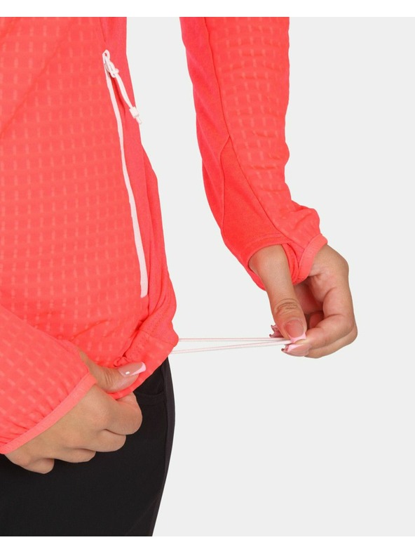 Kilpi Дамски полар суитшърт с качулка Kilpi FRENSIS-W Розов