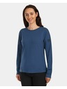 Kilpi Дамска памучна тениска с дълъг ръкав Kilpi PROMOX-W Тъмносиня