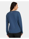 Kilpi Дамска памучна тениска с дълъг ръкав Kilpi PROMOX-W Тъмносиня