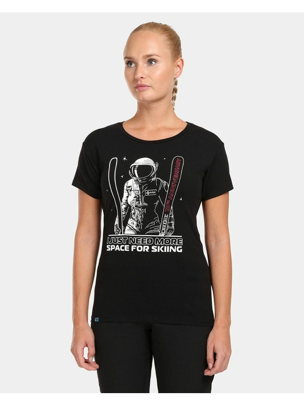 Kilpi Дамска памучна тениска Kilpi LTD TRITON-W Черна